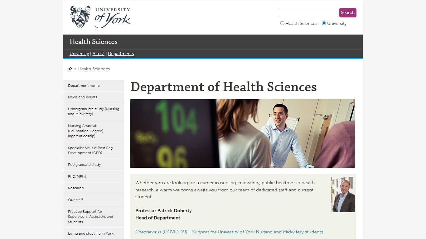 Department of Health Sciences - University of York